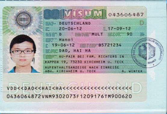 Hồ sơ xin visa Đức hình thức du lịch thăm thân 